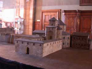 maquette de la chapelle côté ouest