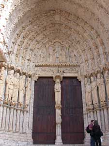 portail central du  transept nord